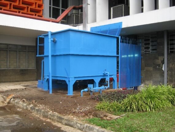 Instalasi unit Clarifier kapasitas 3 m³/jam di BNI Jakarta