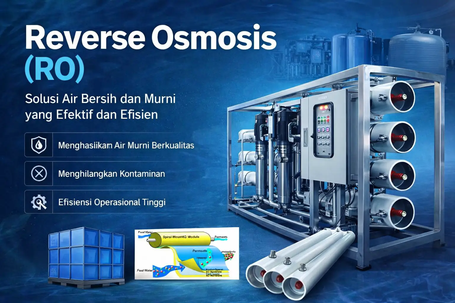 Sistem Purifikasi Air Reverse Osmosis